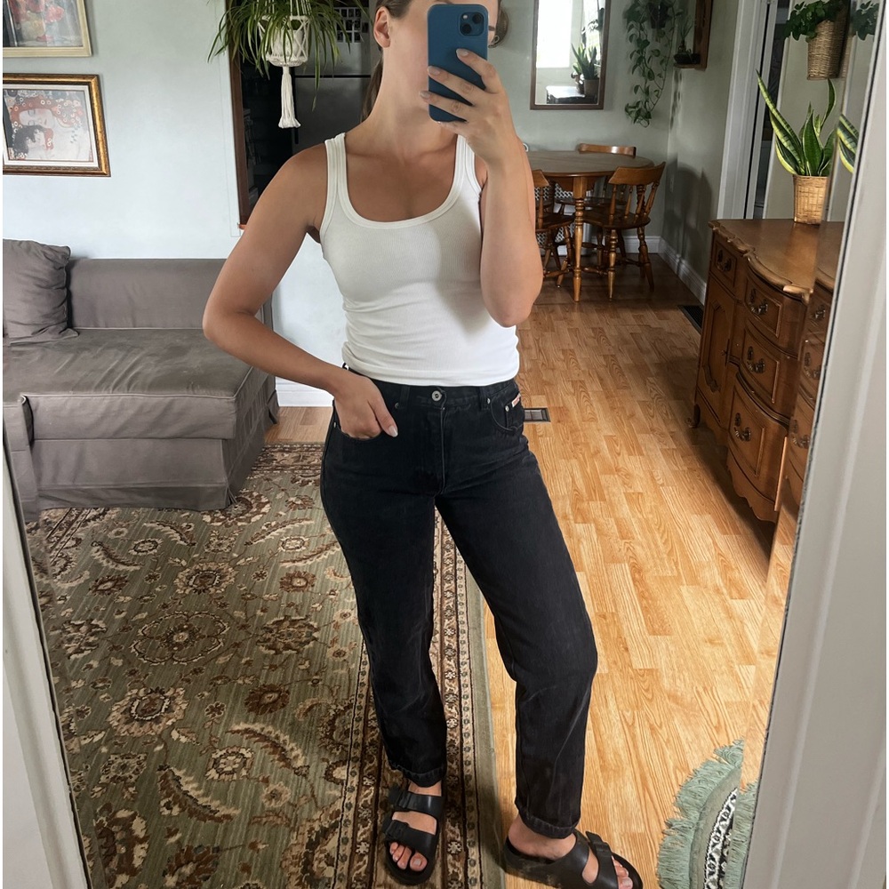 Vintage black denim bluenotes jeans